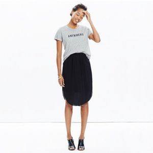 Madewell Silk Island Skirt